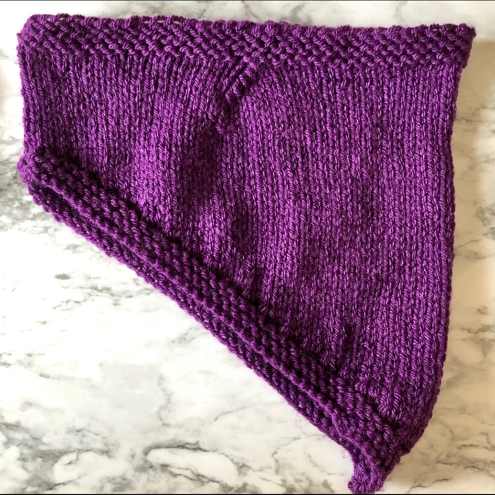 Bandana scarf in plum